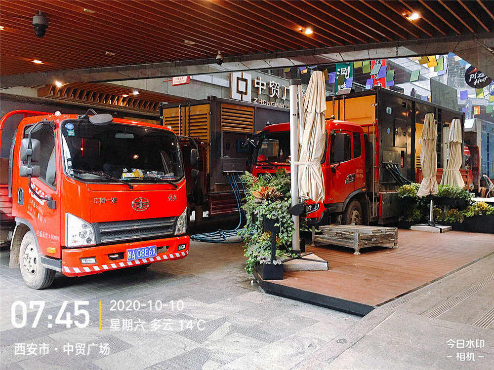 中貿(mào)廣場(chǎng)臨時(shí)發(fā)電-陜西中貿(mào)商業(yè)管理有限公司(圖3)
